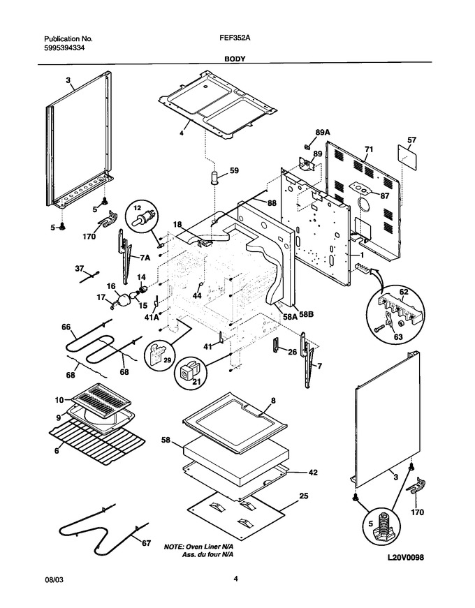Diagram for FEF352ASF