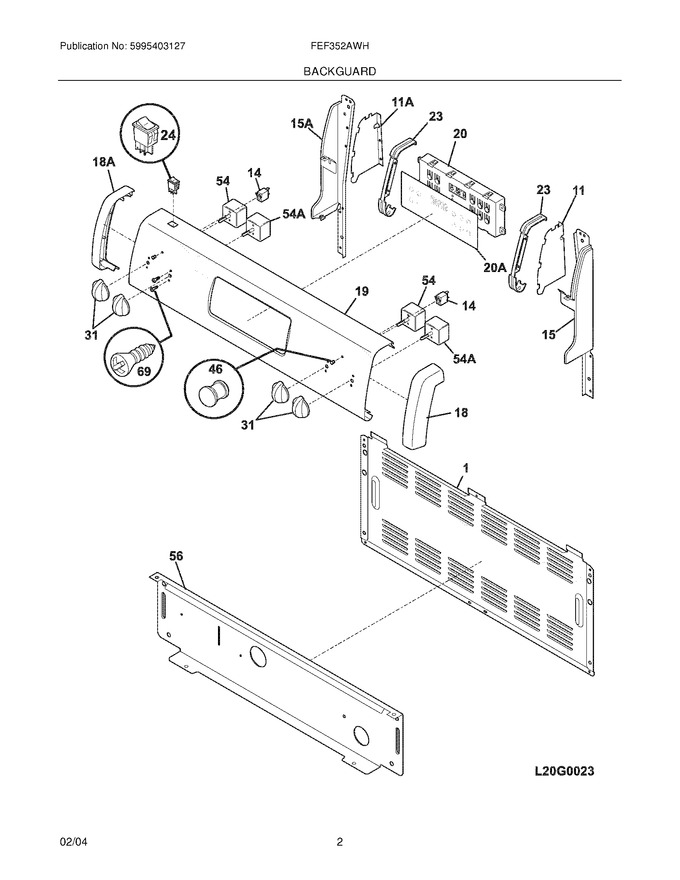 Diagram for FEF352AWH