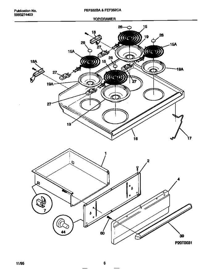 Diagram for FEF352BAWE
