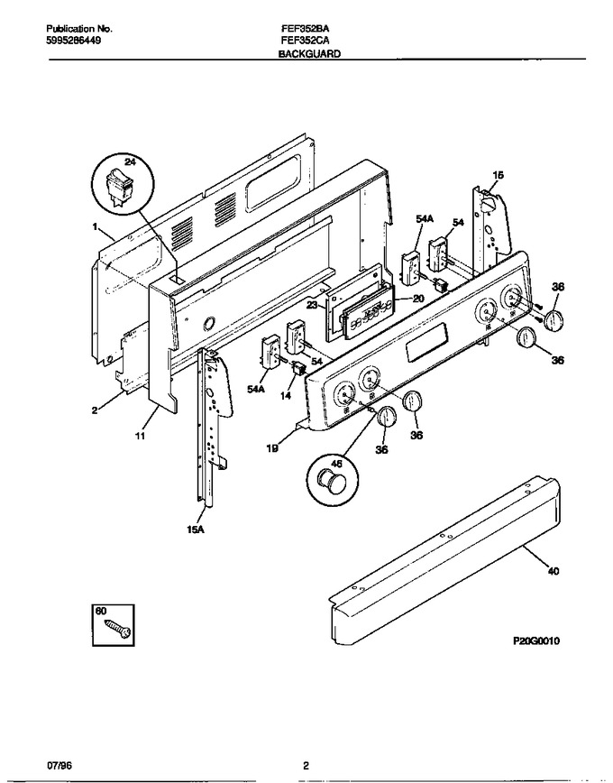 Diagram for FEF352BADG