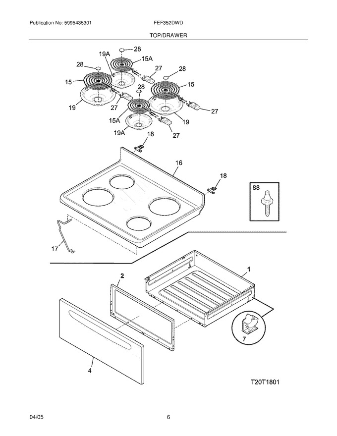 Diagram for FEF352DWD
