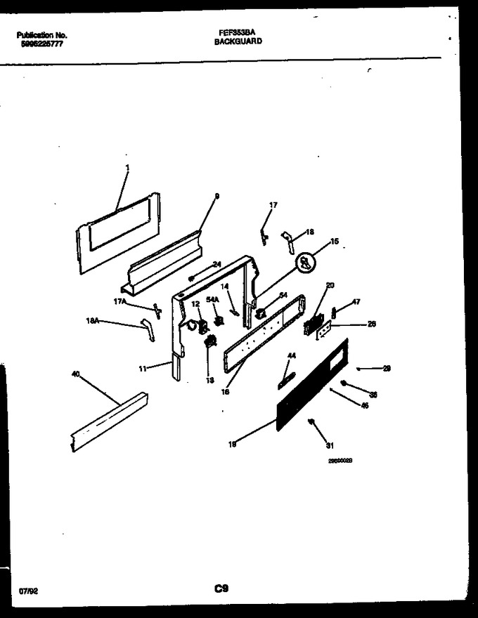 Diagram for FEF353BAWA