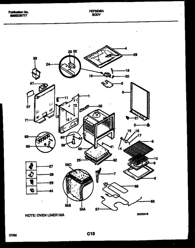 Diagram for FEF353BAWA