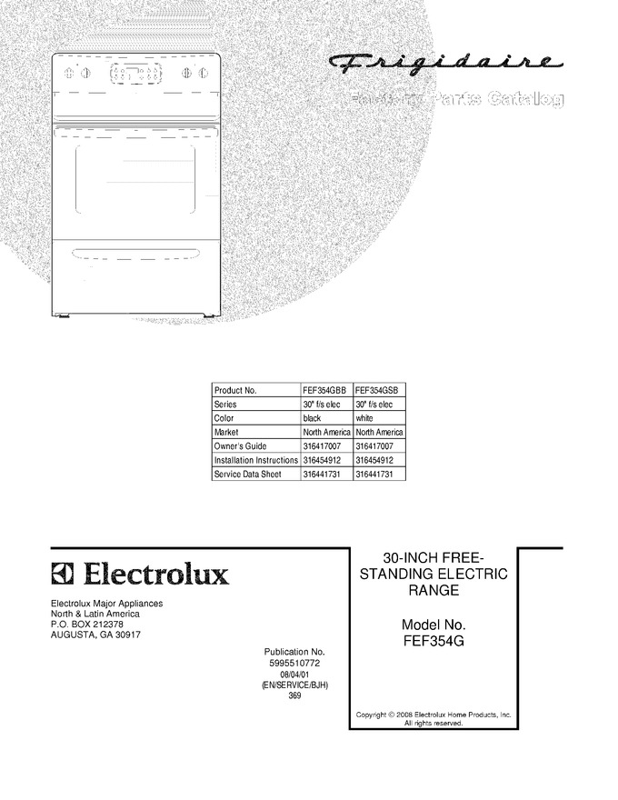 Diagram for FEF354GSB