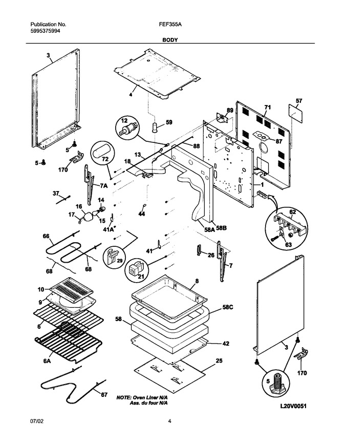 Diagram for FEF355AWD