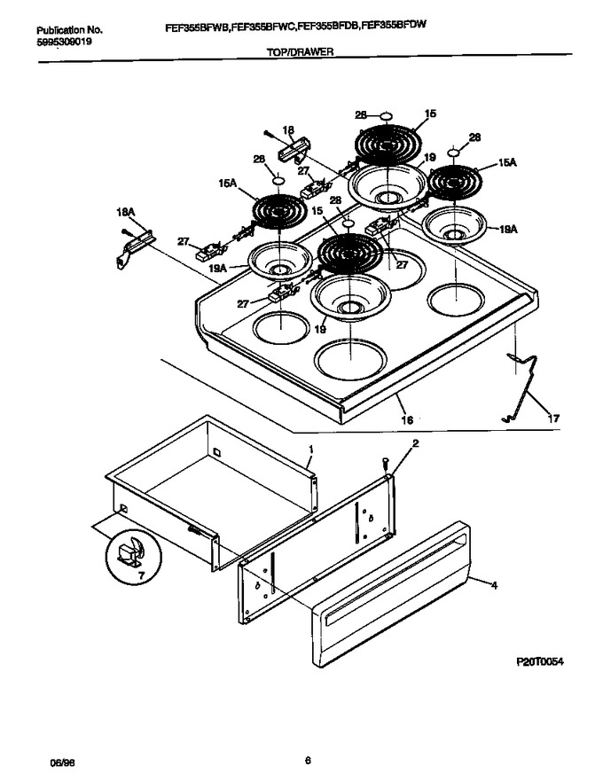 Diagram for FEF355BFWB