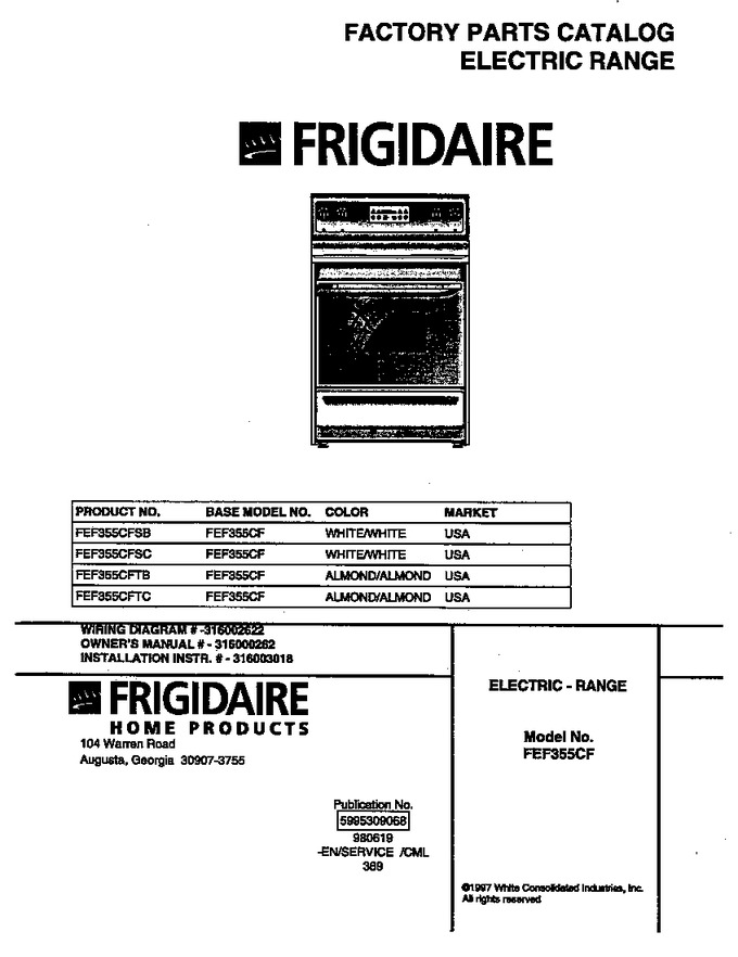 Diagram for FEF355CFTC