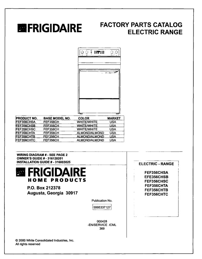 Diagram for FEF356CHTB