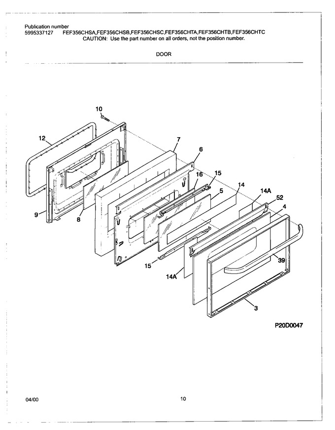Diagram for FEF356CHSB
