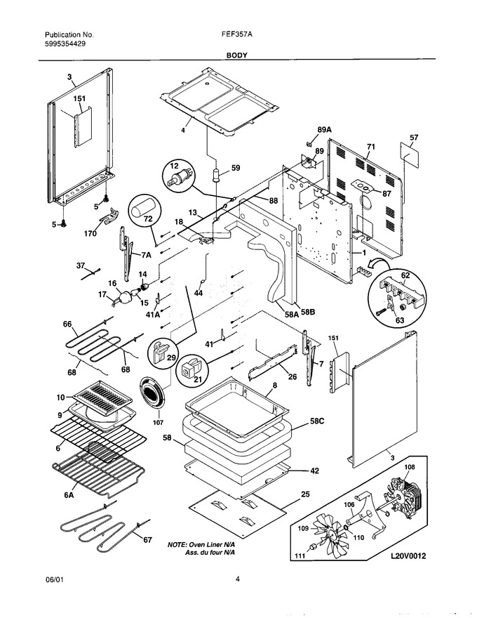 Diagram for FEF357ASA