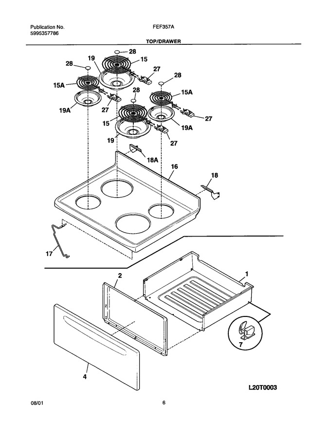 Diagram for FEF357ASB