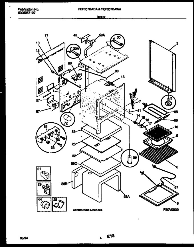 Diagram for FEF357BAWB