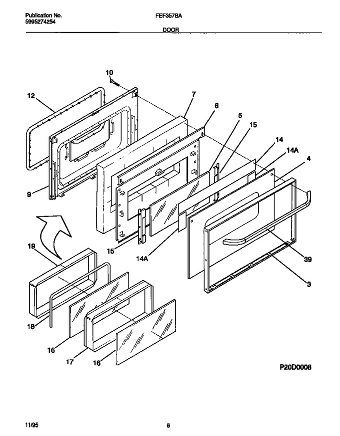 Diagram for FEF357BAWF