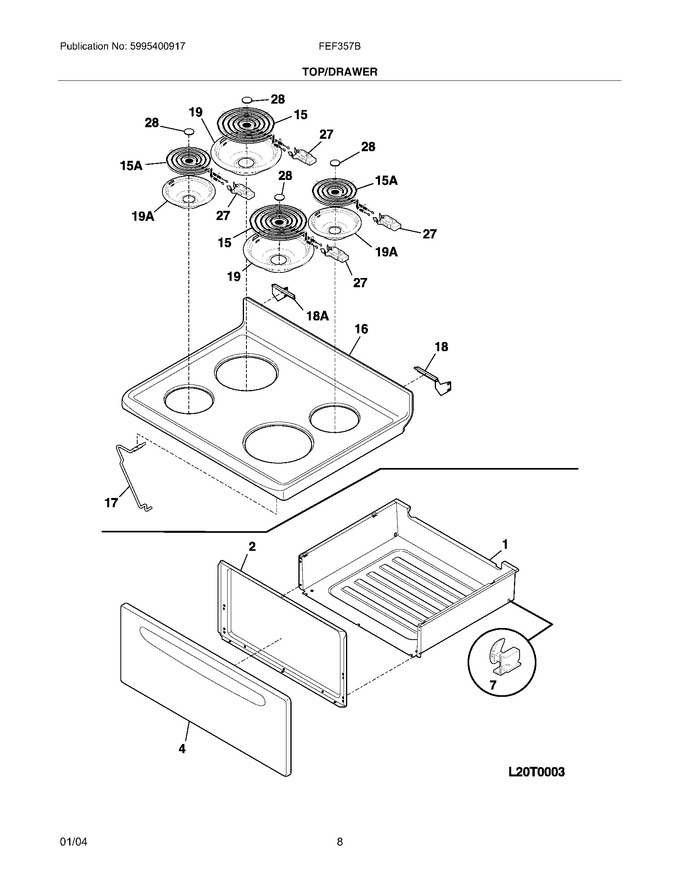 Diagram for FEF357BSE