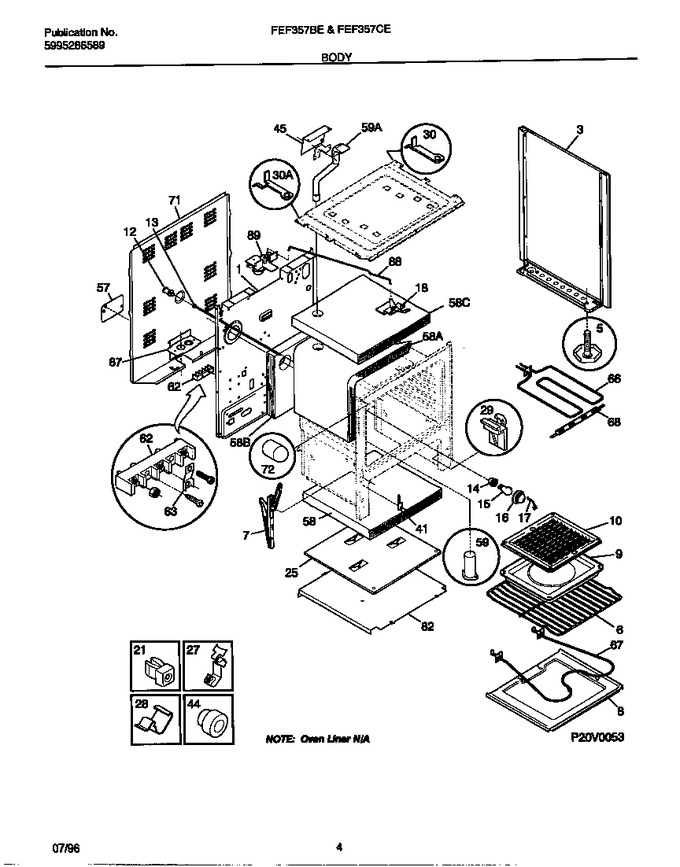 Diagram for FEF357CESB