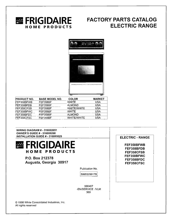 Diagram for FEF358BFWC