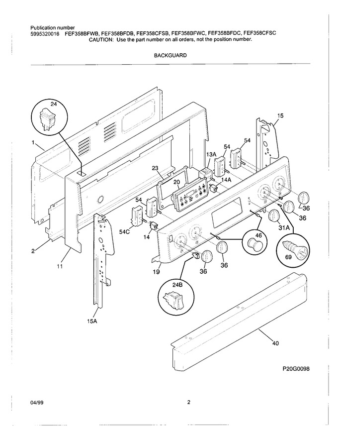 Diagram for FEF358BFWC