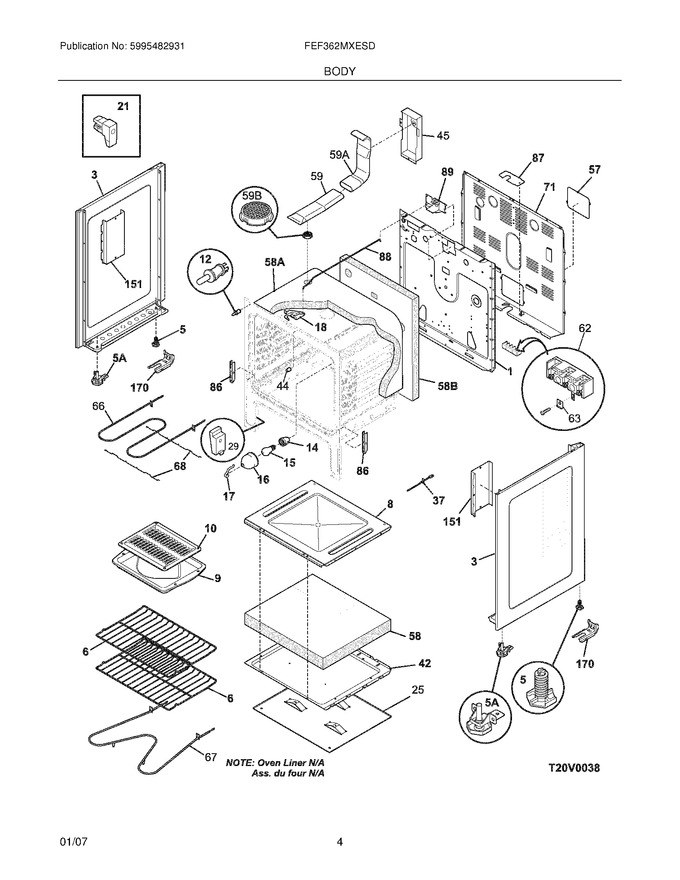 Diagram for FEF362MXESD