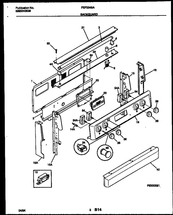 Diagram for FEF364SADA
