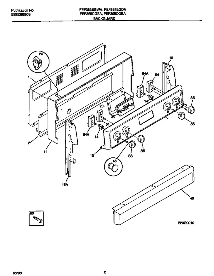 Diagram for FEF365BGWA