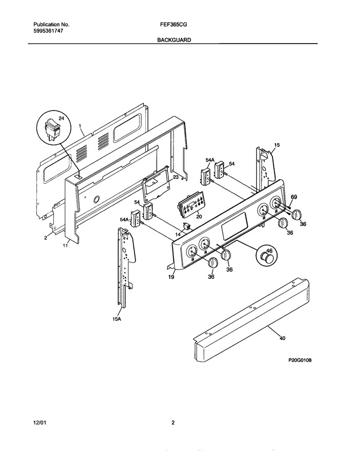 Diagram for FEF365CGBE