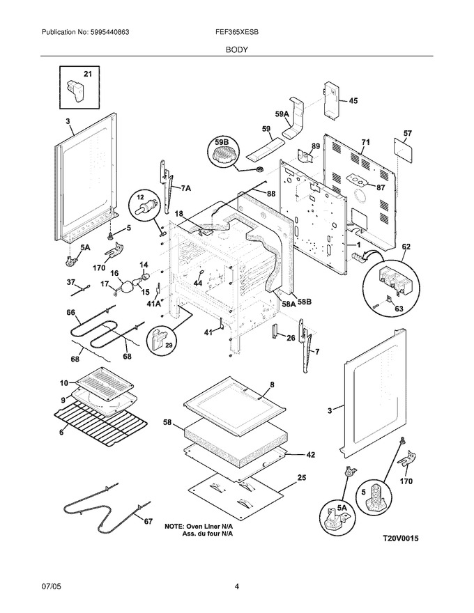 Diagram for FEF365XESB