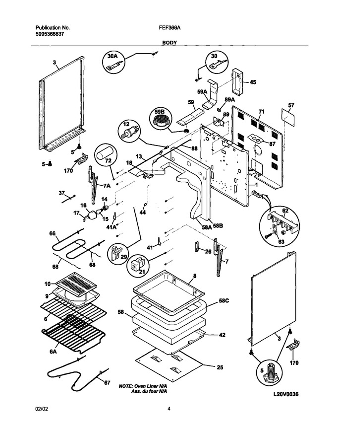 Diagram for FEF366AWD