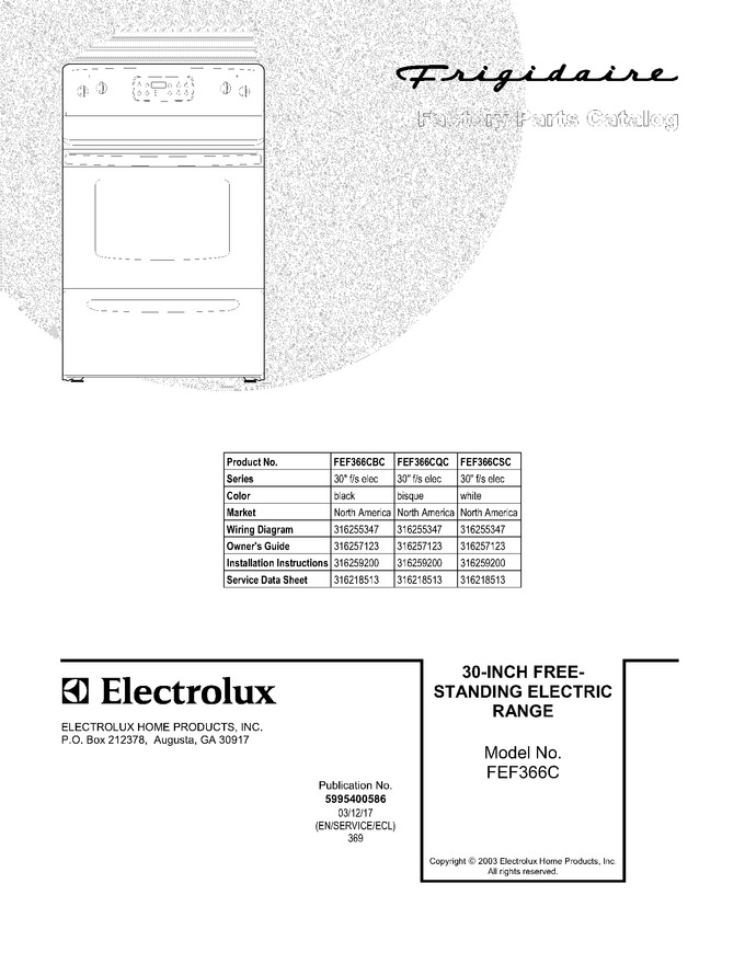 Diagram for FEF366CSC