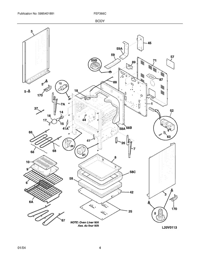 Diagram for FEF366CCD
