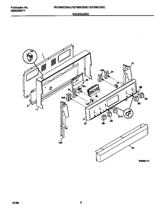 Diagram for FEF366CGSB