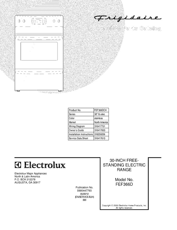 Diagram for FEF366DCH