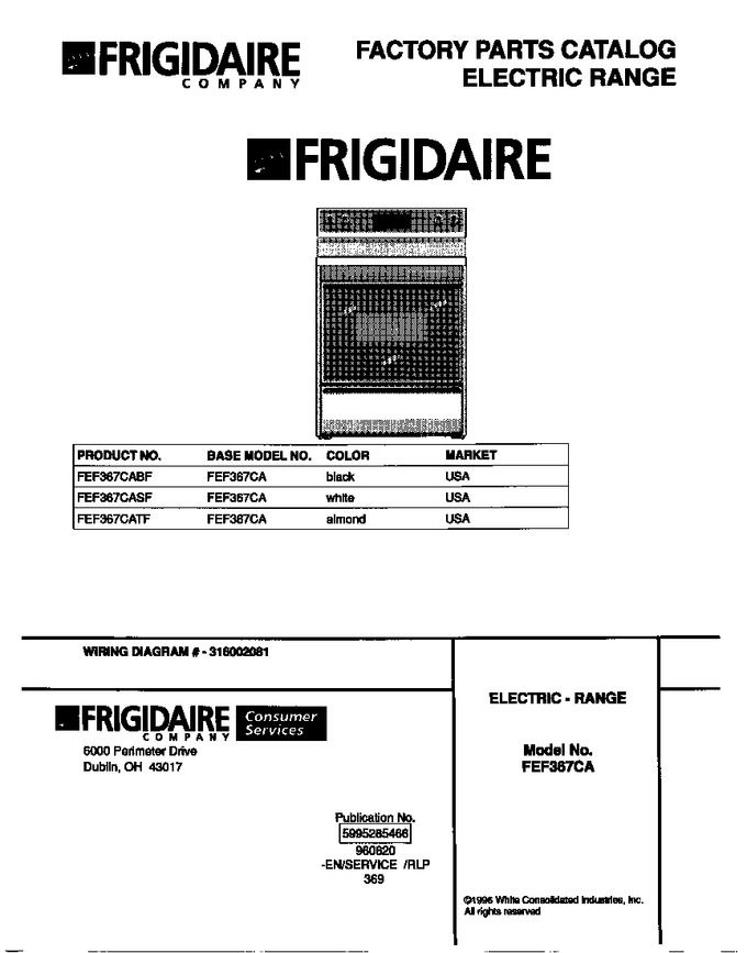 Diagram for FEF367CATF