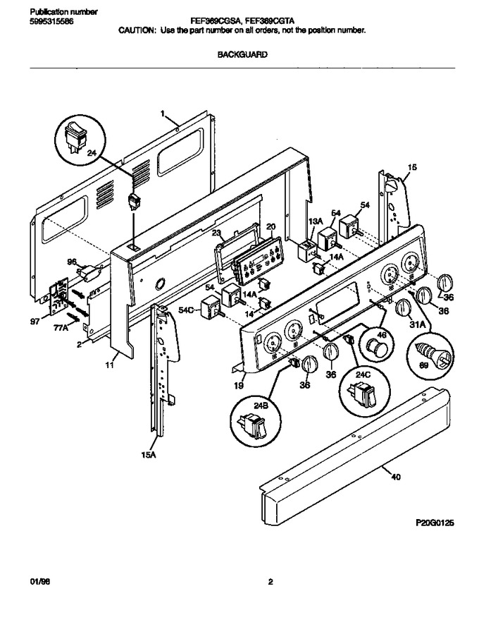 Diagram for FEF369CGSA