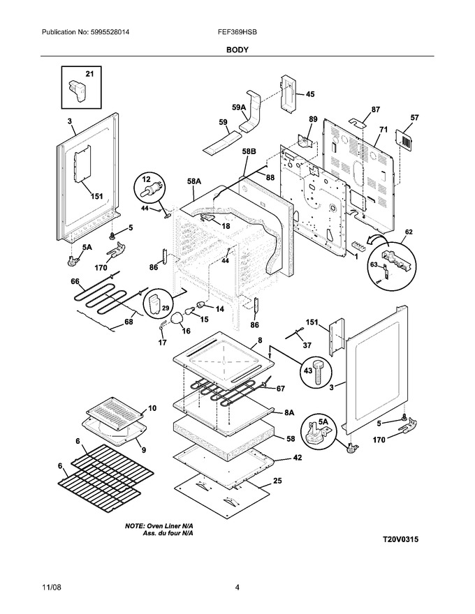 Diagram for FEF369HSB