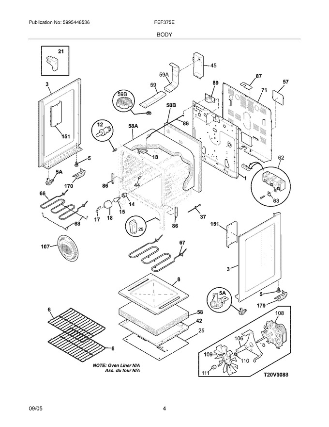 Diagram for FEF375ESB