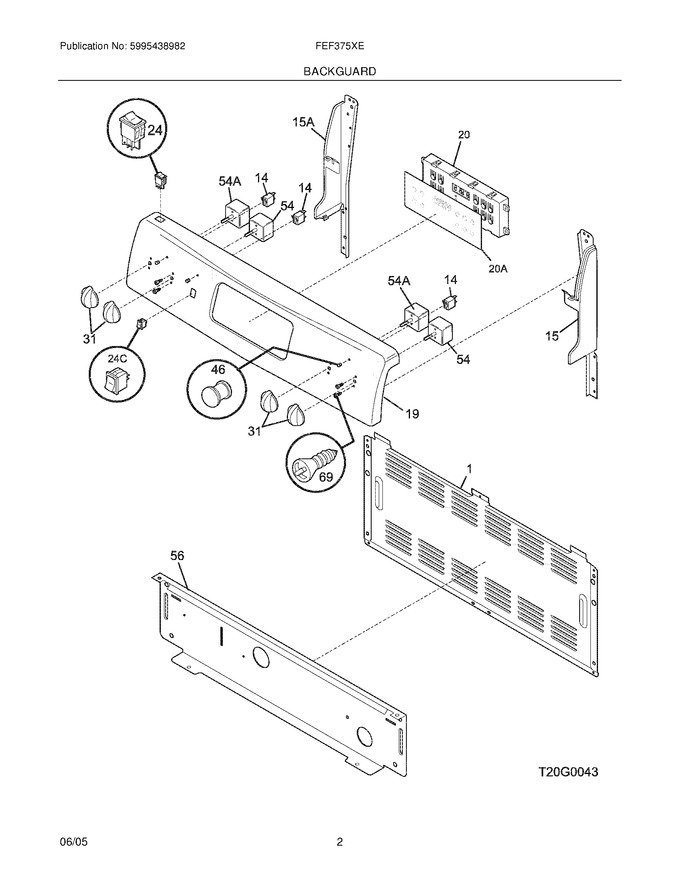 Diagram for FEF375XESA