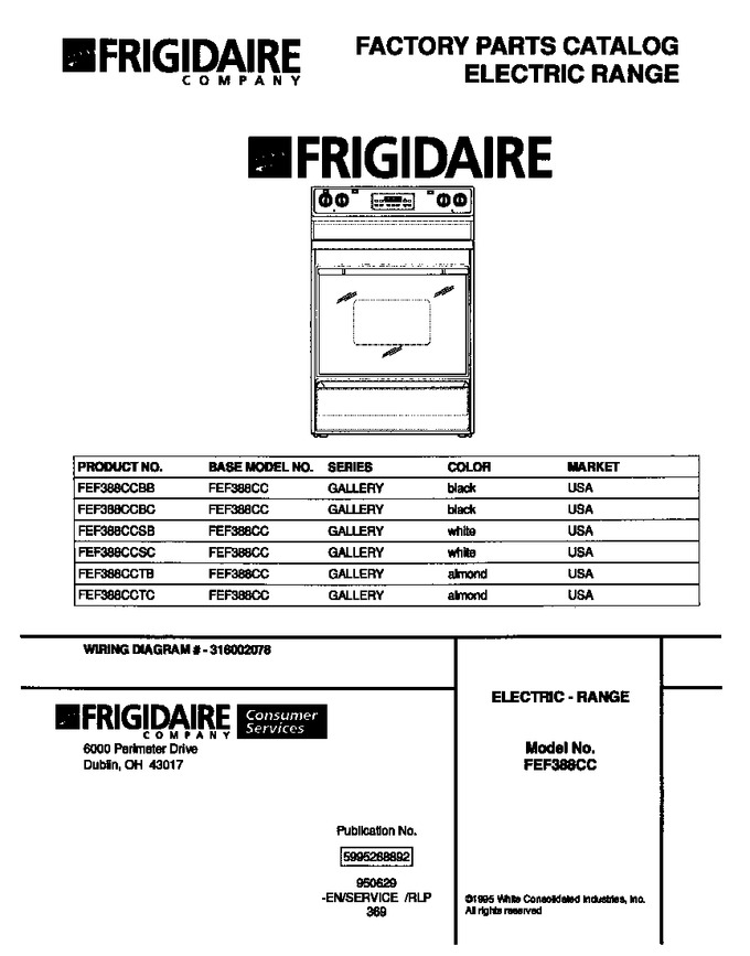 Diagram for FEF388CCTC