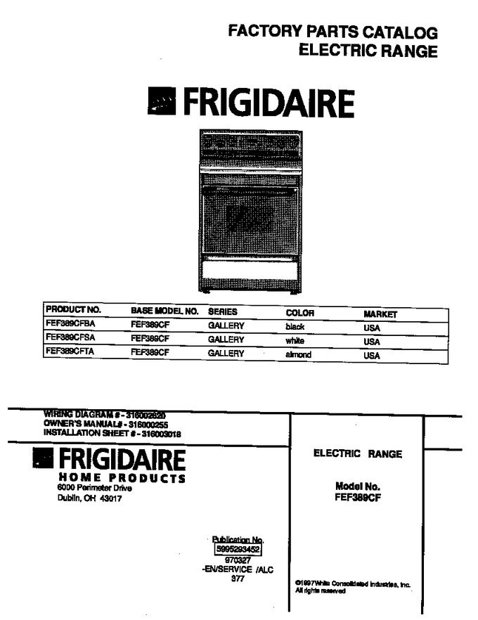 Diagram for FEF389CFTA