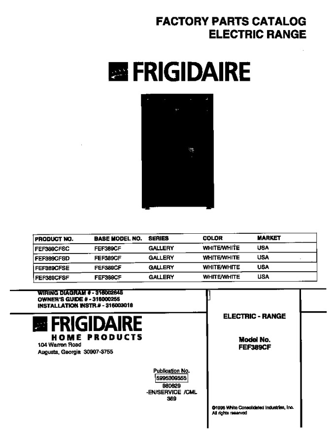 Diagram for FEF389CFSE