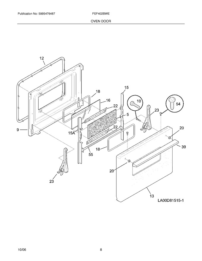 Diagram for FEF402BWE