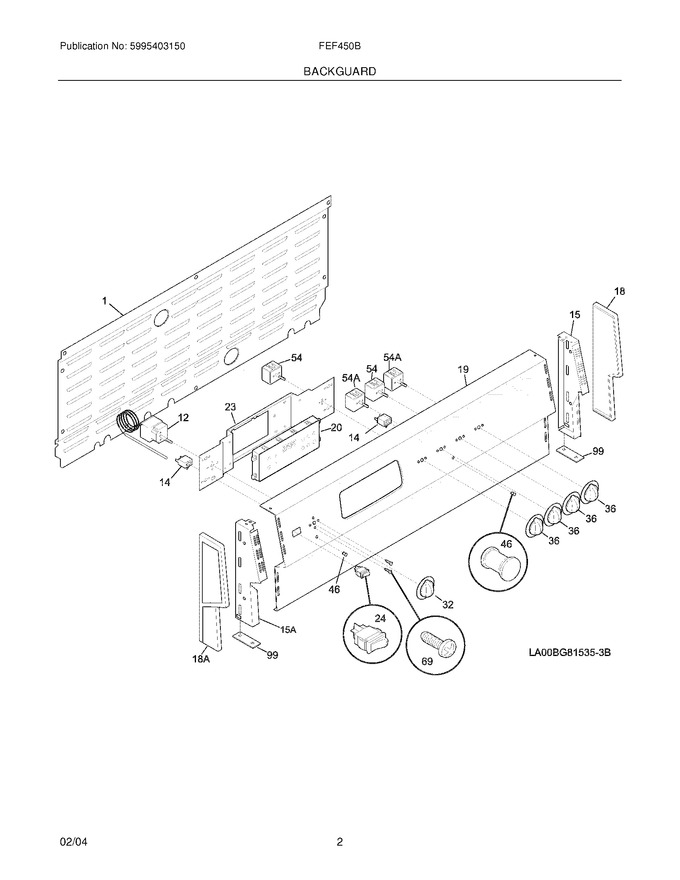 Diagram for FEF450BWD