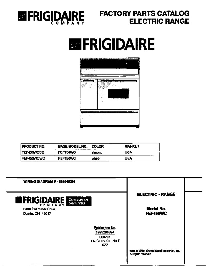 Diagram for FEF450WCWC