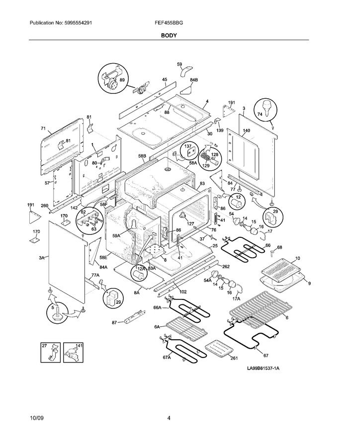 Diagram for FEF455BBG
