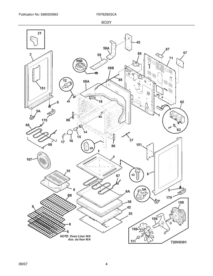 Diagram for FEFBZ90GCA