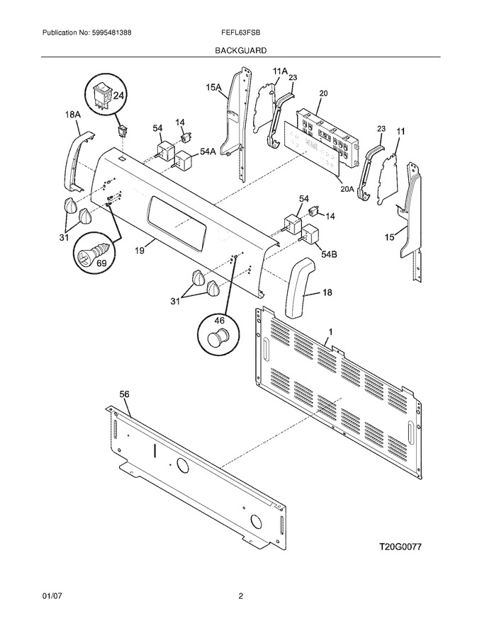 Diagram for FEFL63FSB