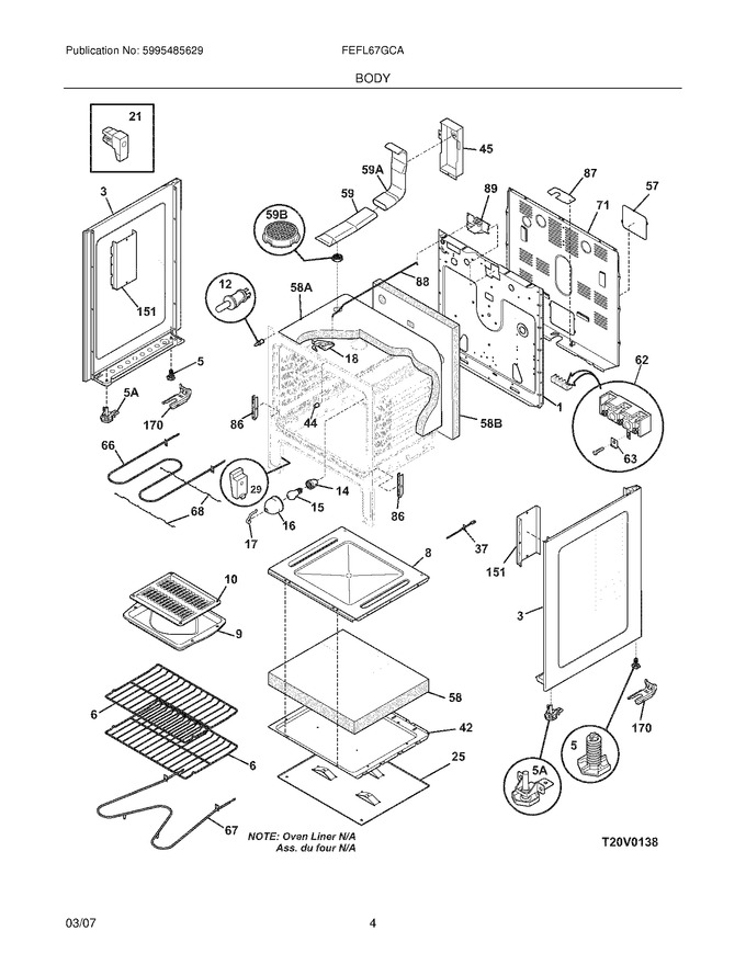 Diagram for FEFL67GCA