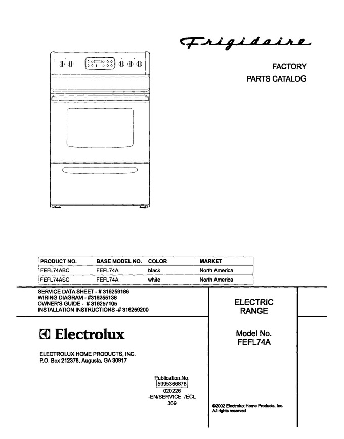 Diagram for FEFL74ASC