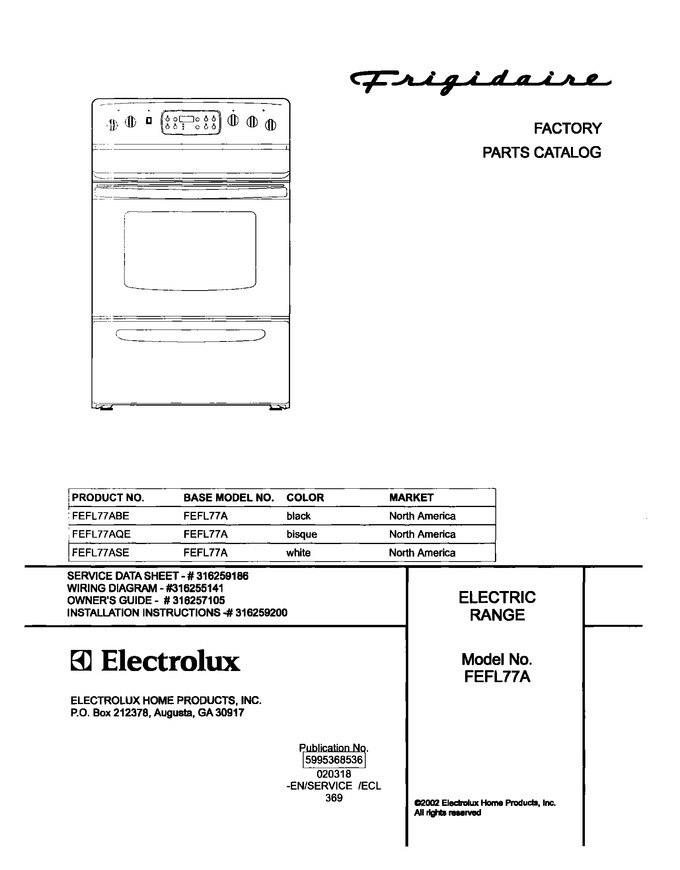 Diagram for FEFL77AQE
