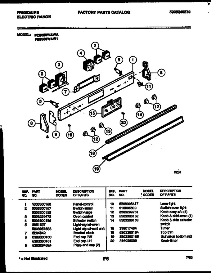 Diagram for FES300WADA