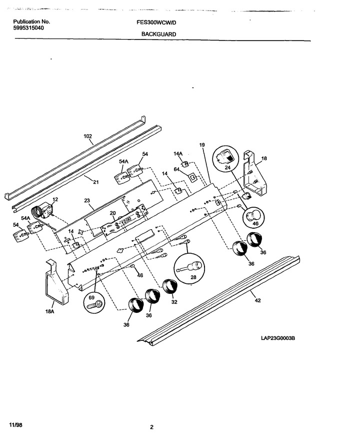 Diagram for FES300WCDE